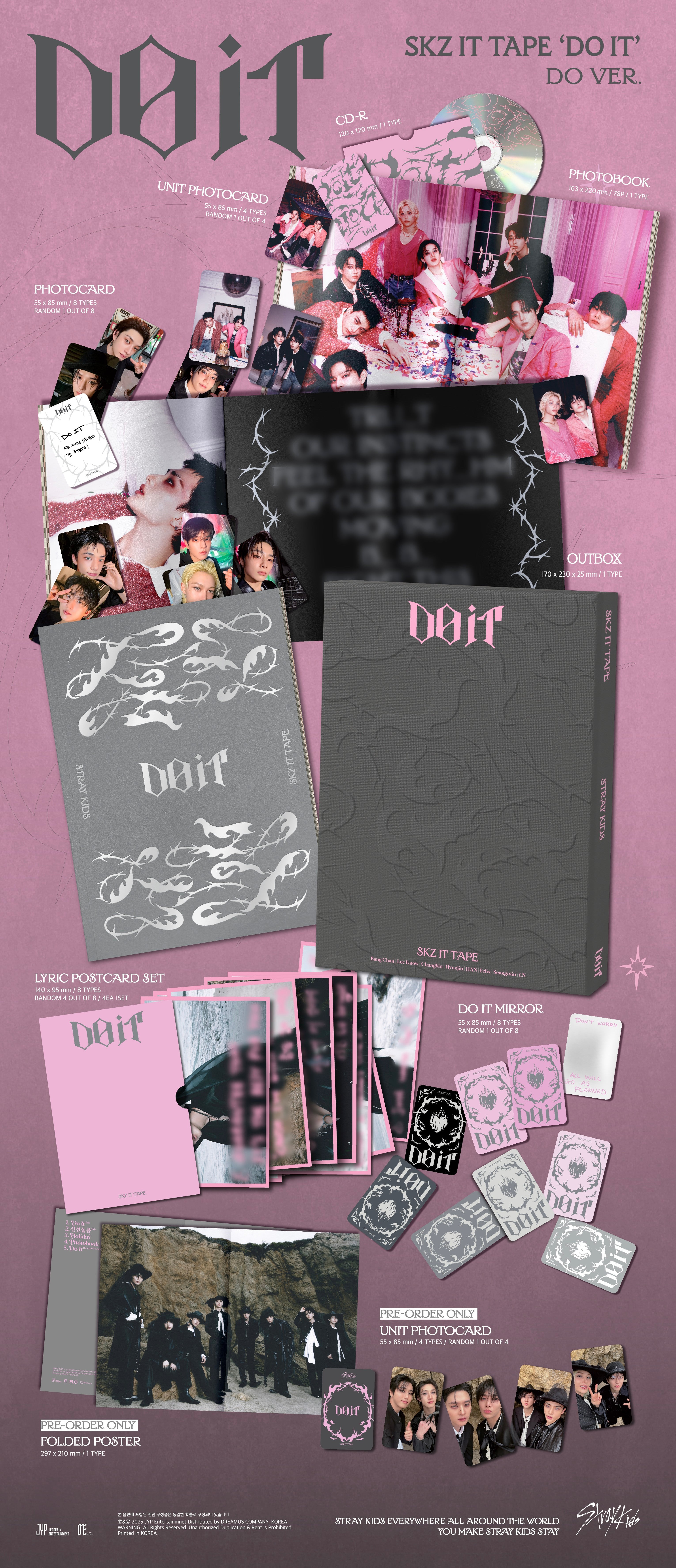 Stray Kids - SKZ IT TAPE 'DO IT' [Limited DO Ver.] - K PLACE