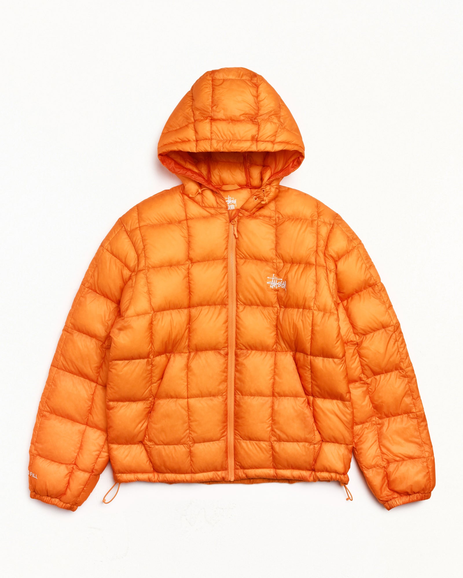 Midweight Hooded Puffer – Orange | Outerwear | Stüssy Korea
