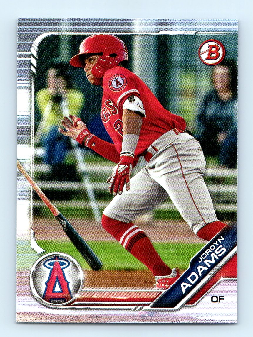 2019 Bowman Draft Jordyn Adams Los Angeles Angels #BD-158 | eBay