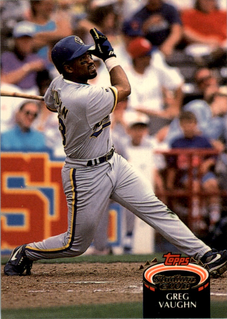 1992 Stadium Club MLB Greg Vaughn #666 | eBay