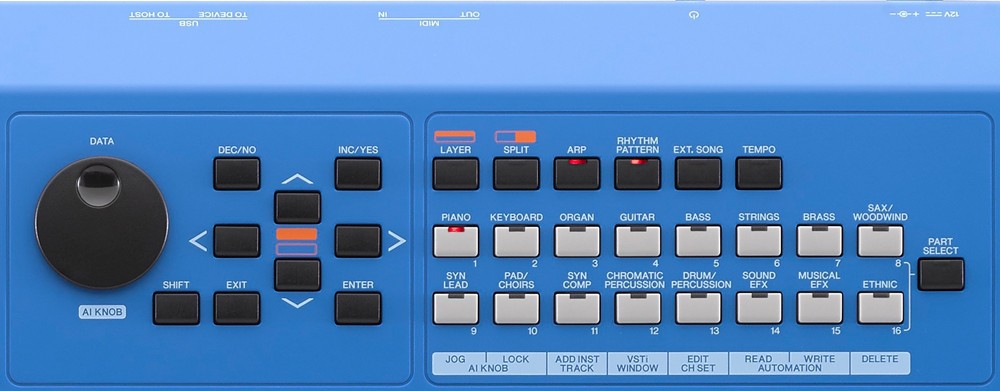 Yamaha MX61 Music Synthesizer - Blue – Kraft Music