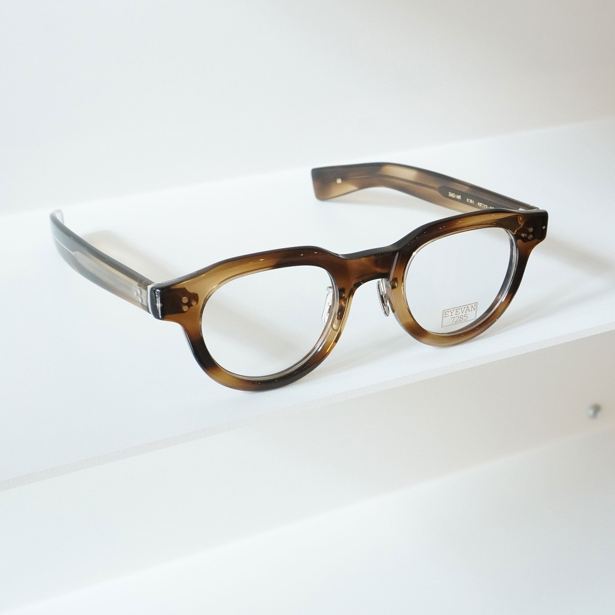 EYEVAN 7285 アイヴァン 7285 / 340 43 / 351 - BROWN FOG / メガネ