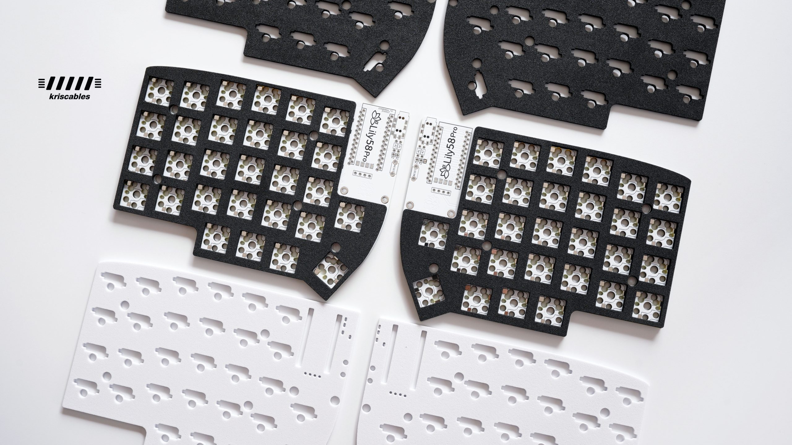 Foam for Lily58 Pro Split Keyboard - kriscables