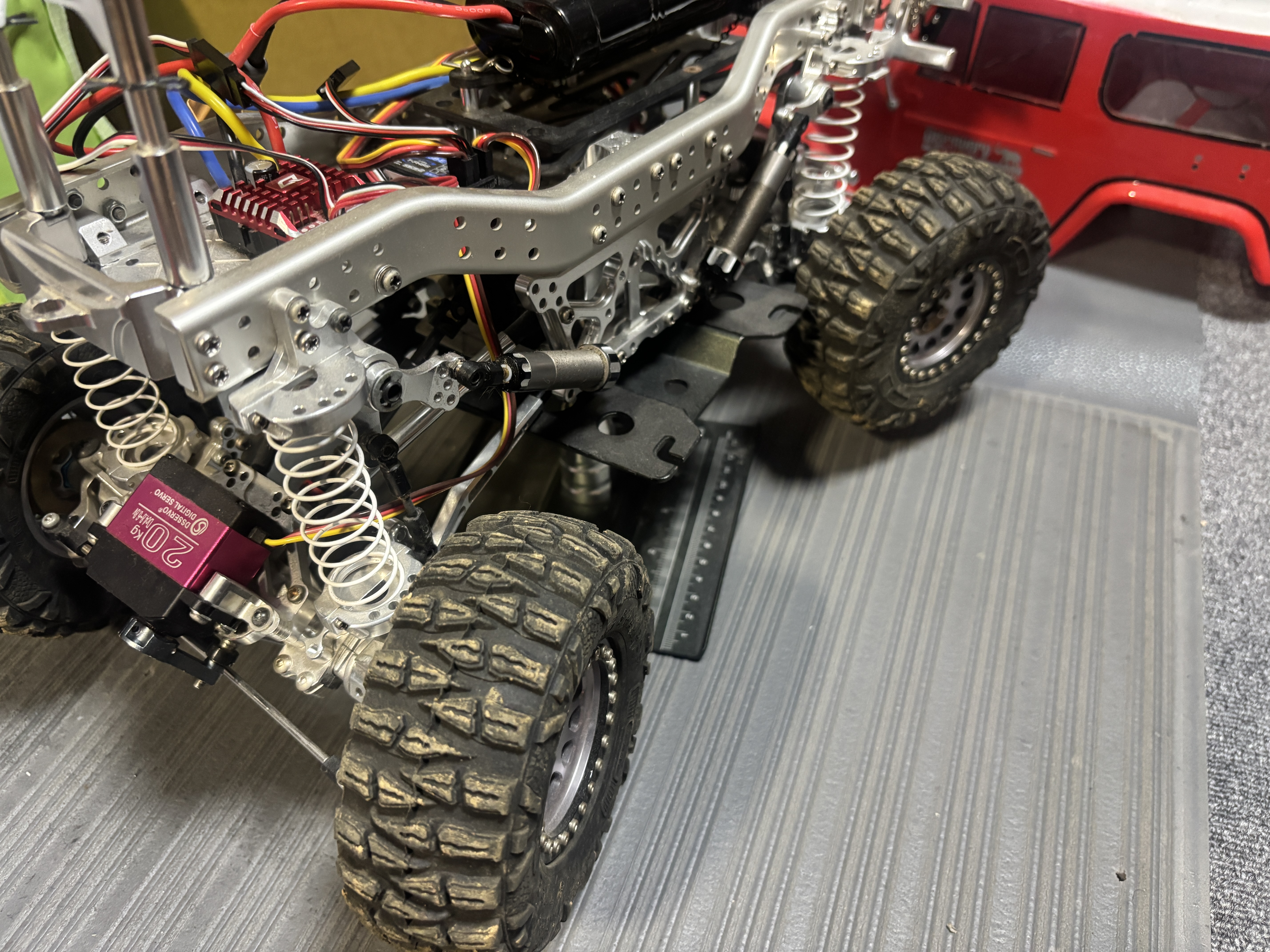 タミヤ CR-01 LCG仕様 4WSカスタム メカフルセット TAMIYA CRー01