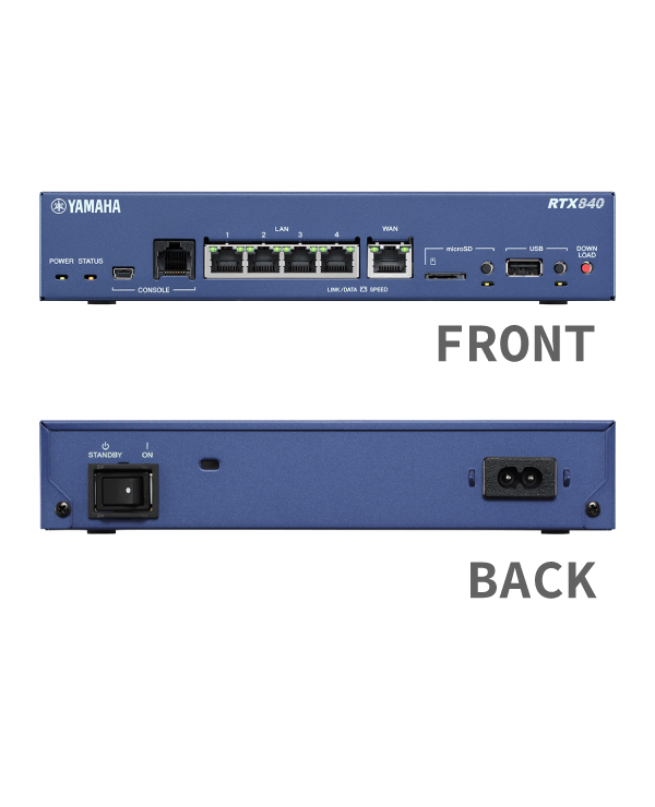 YAMAHA】ギガアクセスVPNルーター RTX840 (5～7年リース) | オフィスプラス