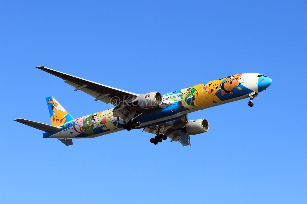 ANAのポケモン塗装が完全消失…。ありがとうピースジェット