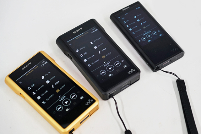 ウォークマン「NW-WM1Z / WM1A」、「NW-ZX300」に、スマートフォンと