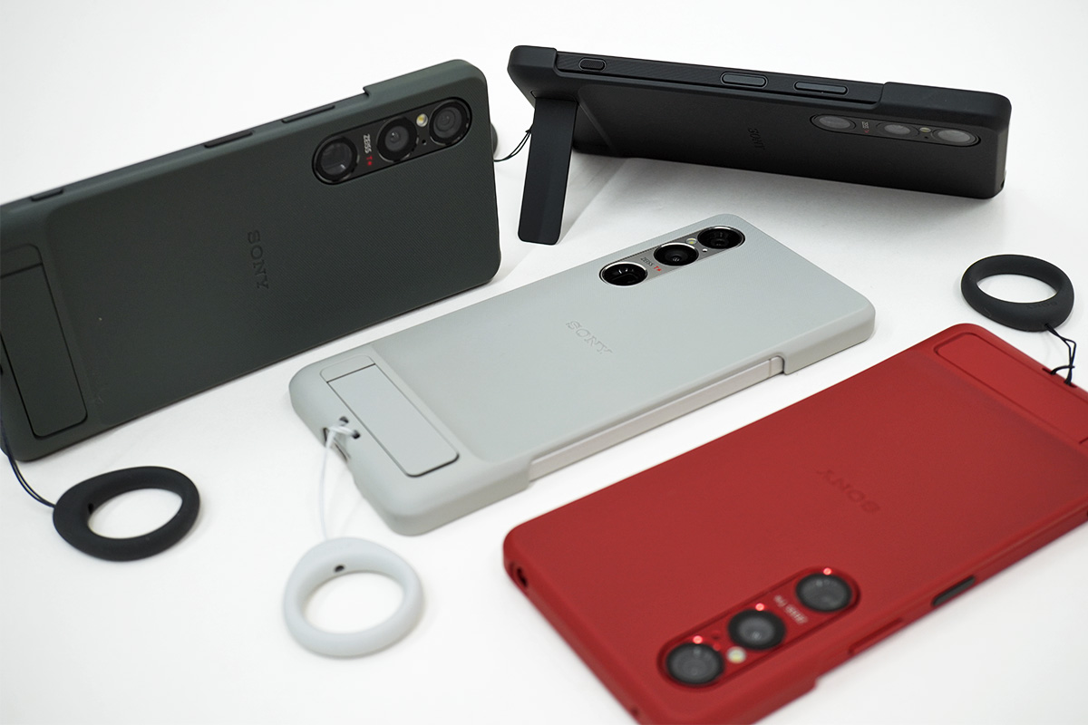 ソニー 純正ケース(スタイルカバー)「XQZ-CBEC」をXperia 1 VI に装着