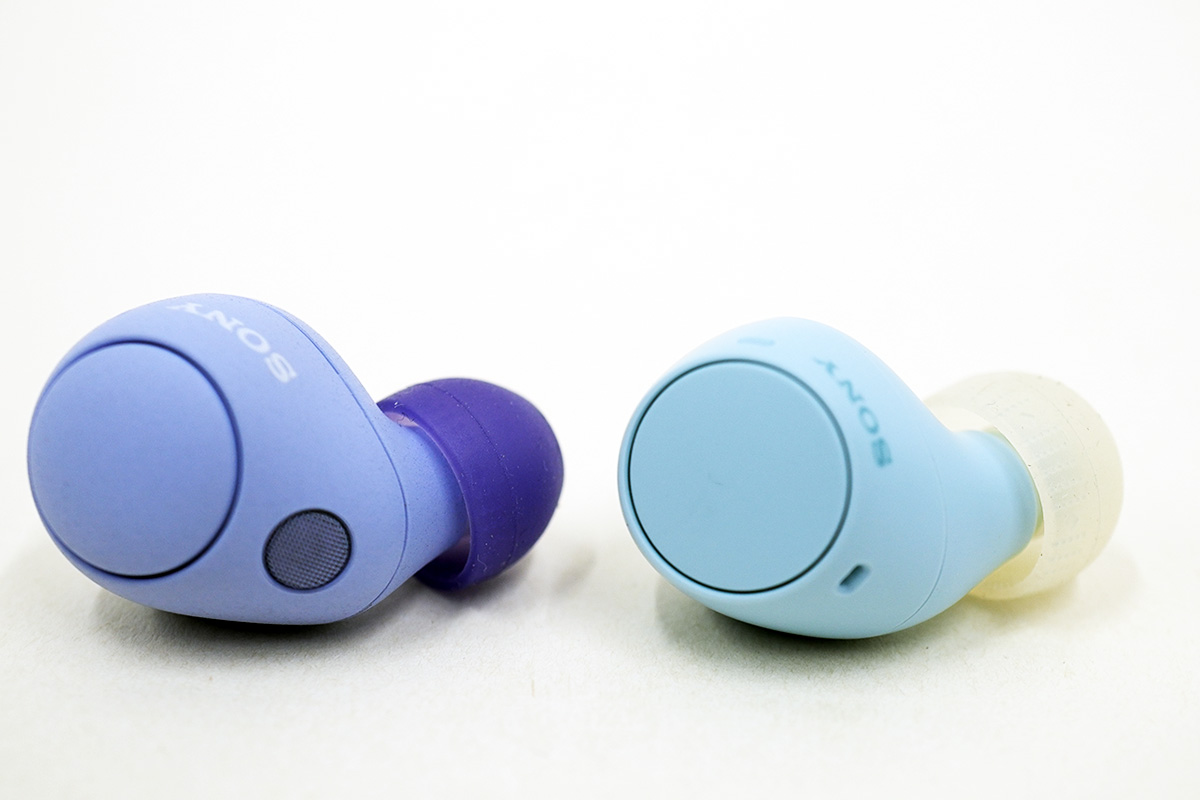 ソニー史上最小サイズ密閉型完全ワイヤレスイヤホン「WF-C510」実機