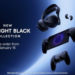ソニーストアで、PlayStation5周辺機器「ミッドナイトブラック