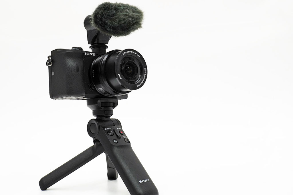 ワイヤレスリモコンの機能を持ったシューティンググリップ「GP-VPT2BT