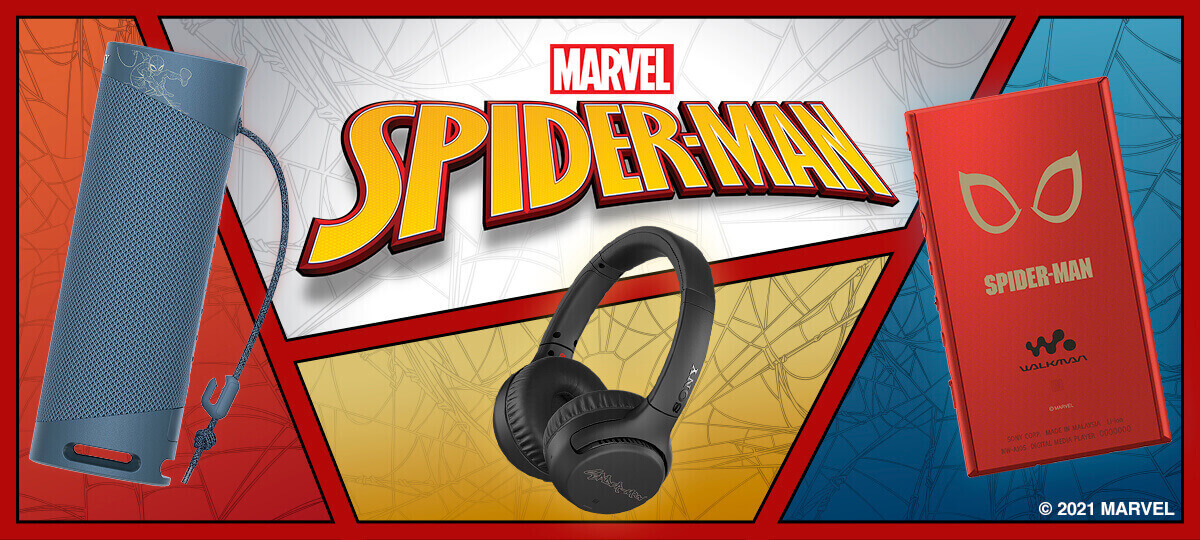 スパイダーマンとのコラボ商品をソニーストアで販売。ウォークマン「NW