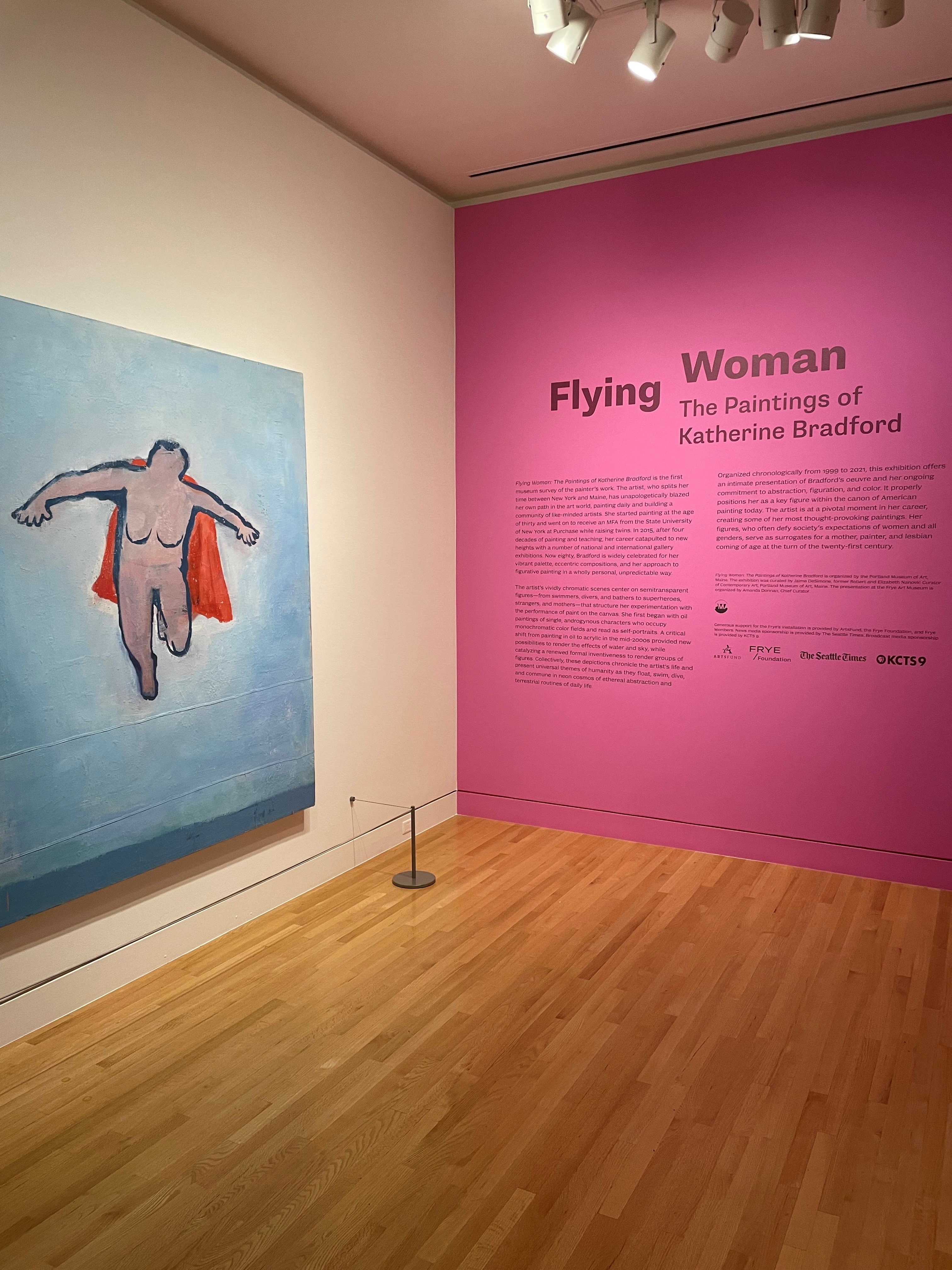 KUOW - Mikes adventures in art: The Flying Woman, Back Home