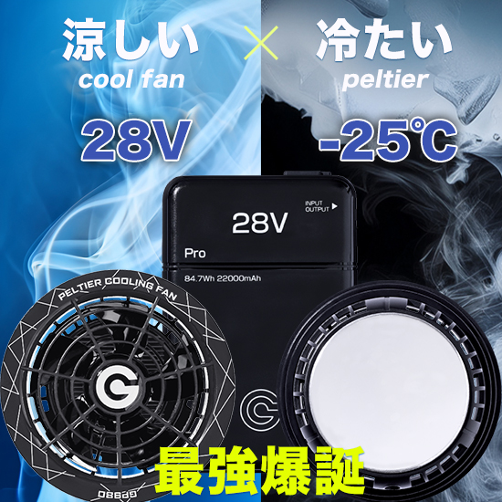 長信ジャパン GB428GP980 GB428バッテリー GP980ペルチェ一体型ファン