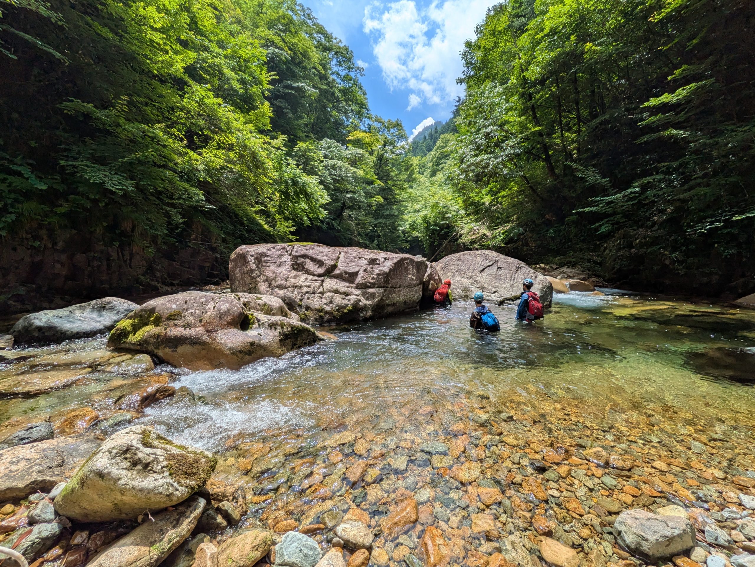 川浦渓谷本流遡行 | 京都大学山岳部