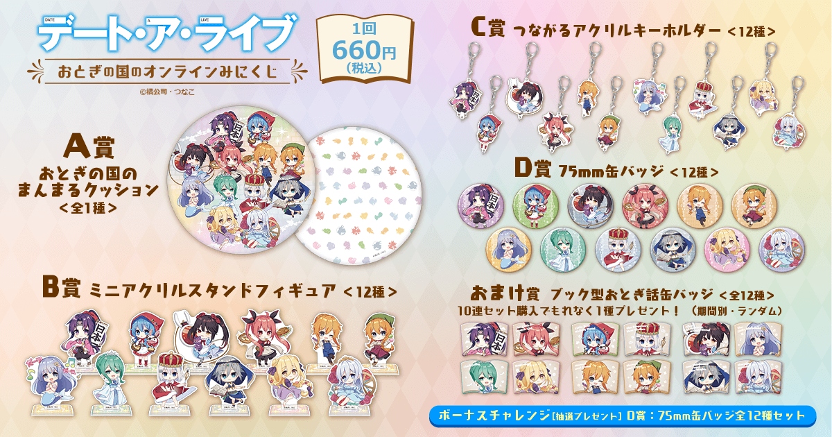 デート・ア・ライブ おとぎの国のオンラインみにくじ | くじ引き堂