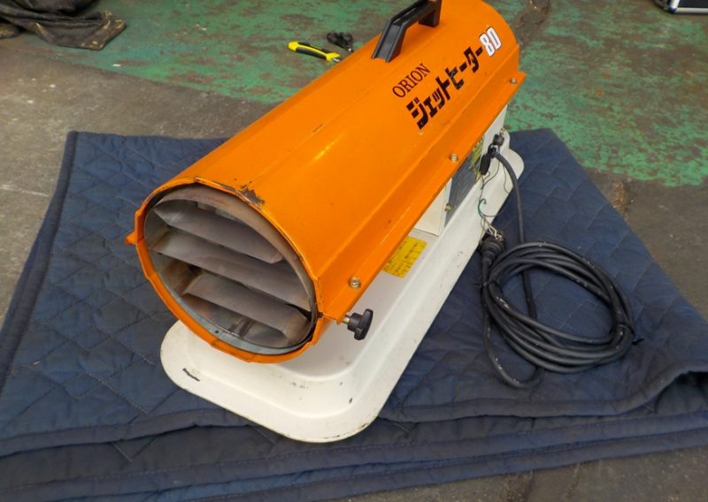 中古品 オリオン ジェットヒーター HPS-80A 100V 50/60Hz兼用 8200kcal