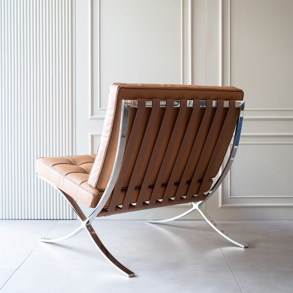 Barcelona Chair 1Seat Brown / バルセロナチェア シングル ブラウン