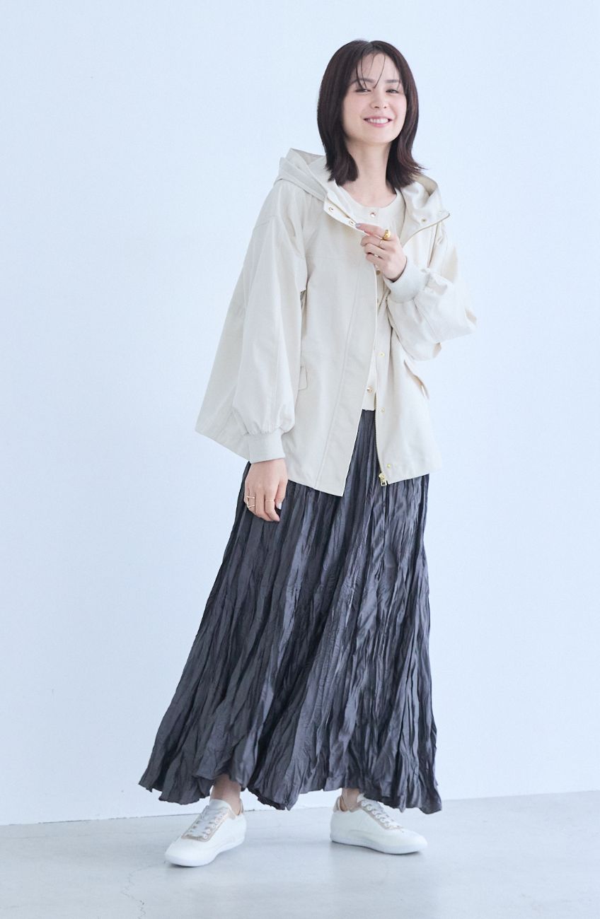 エステルクリンクルスカート｜FURRY、REYELL公式通販サイト kuih（クイ）