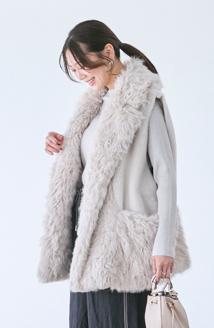 ファームートン切替コクーンベスト｜FURRY、REYELL公式通販サイト kuih