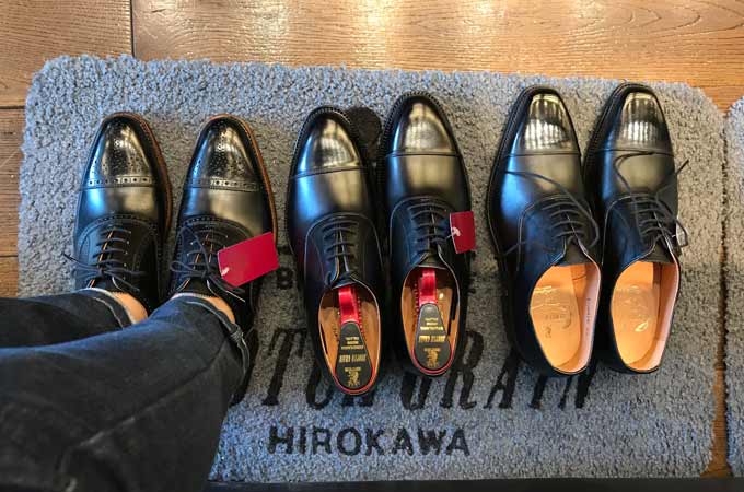 スコッチグレインの匠のド定番・黒のストレートチップを購入したのでご