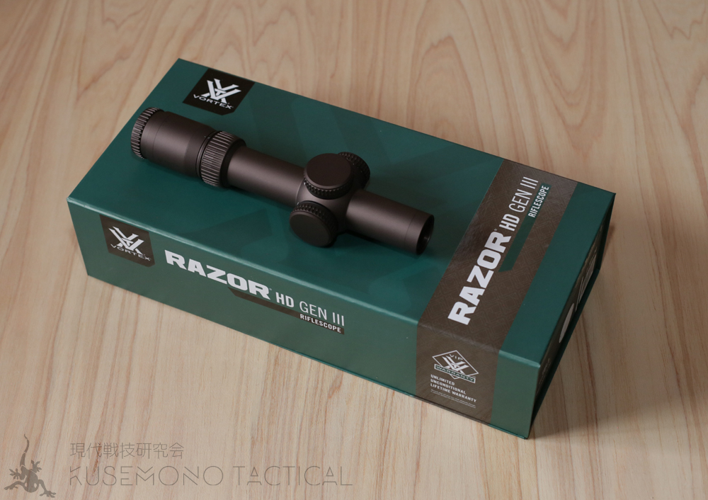 レビュー】 VORTEX – RAZOR HD GEN Ⅲ 1-10×24 FFP （前編） | 現代戦