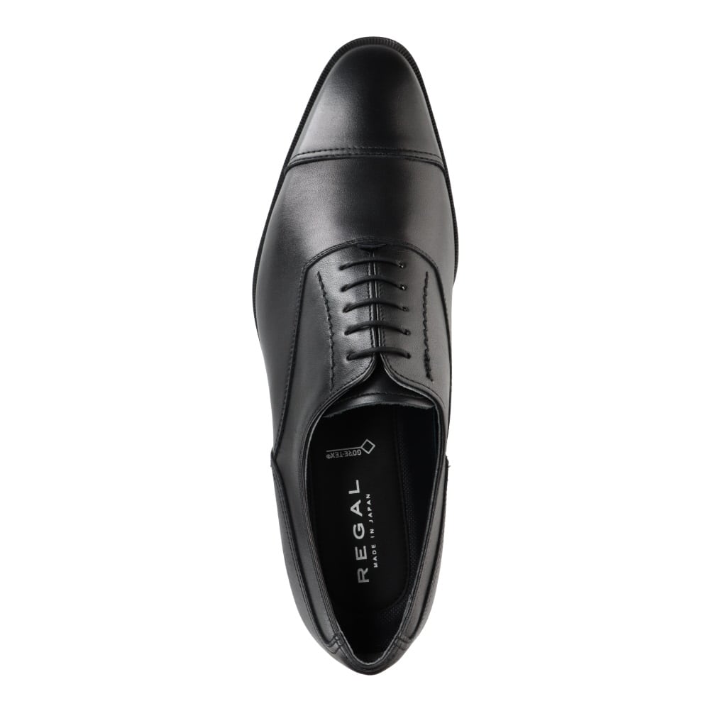 REGAL リーガル 防水ストレートチップビジネスシューズ ブラック