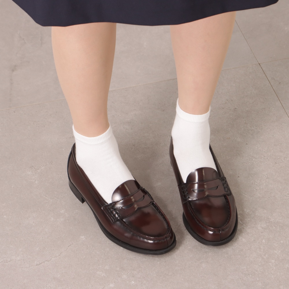 HARUTA ハルタ コインローファー ブラウン | 靴（シューズ