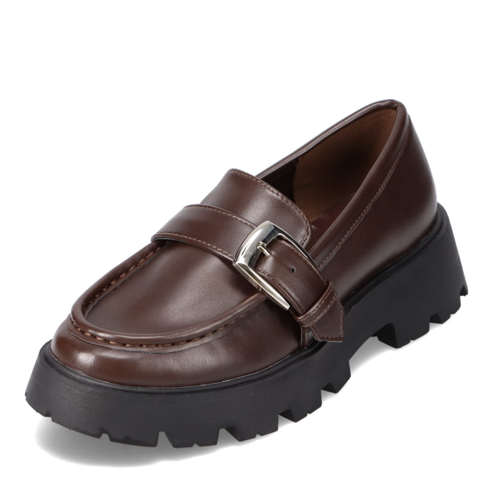 Lena レナ 厚底ローファー レディース ダークブラウン | 靴（シューズ