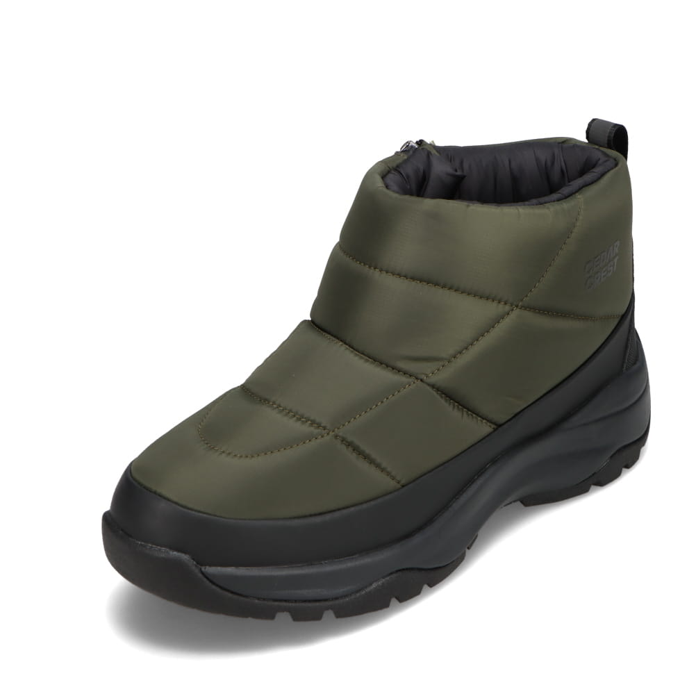 CEDAR CREST セダークレスト 防水ダウンブーツ メンズ カーキ | 靴