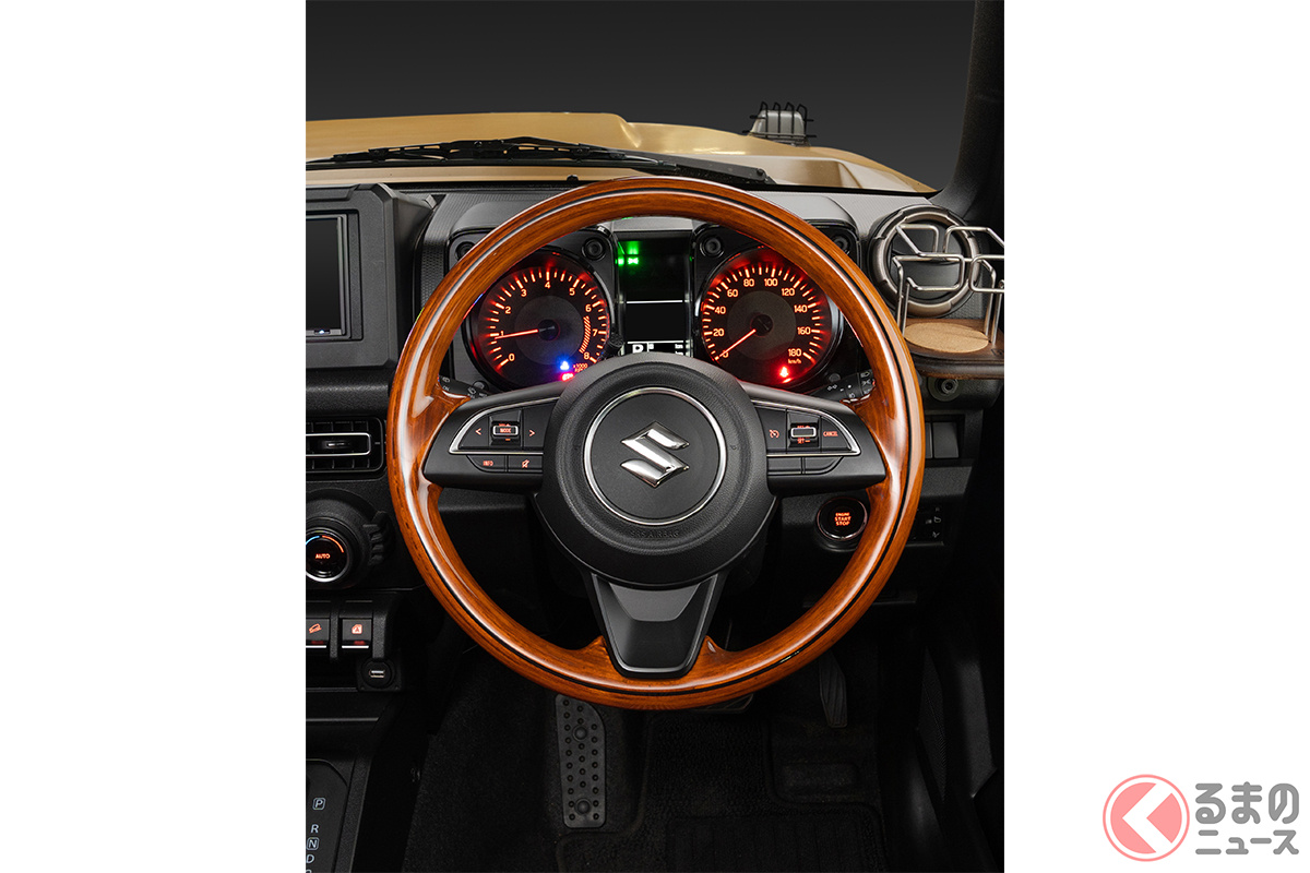 DAMDが純正のエアバッグ／スイッチ類がそのまま使えるジムニー