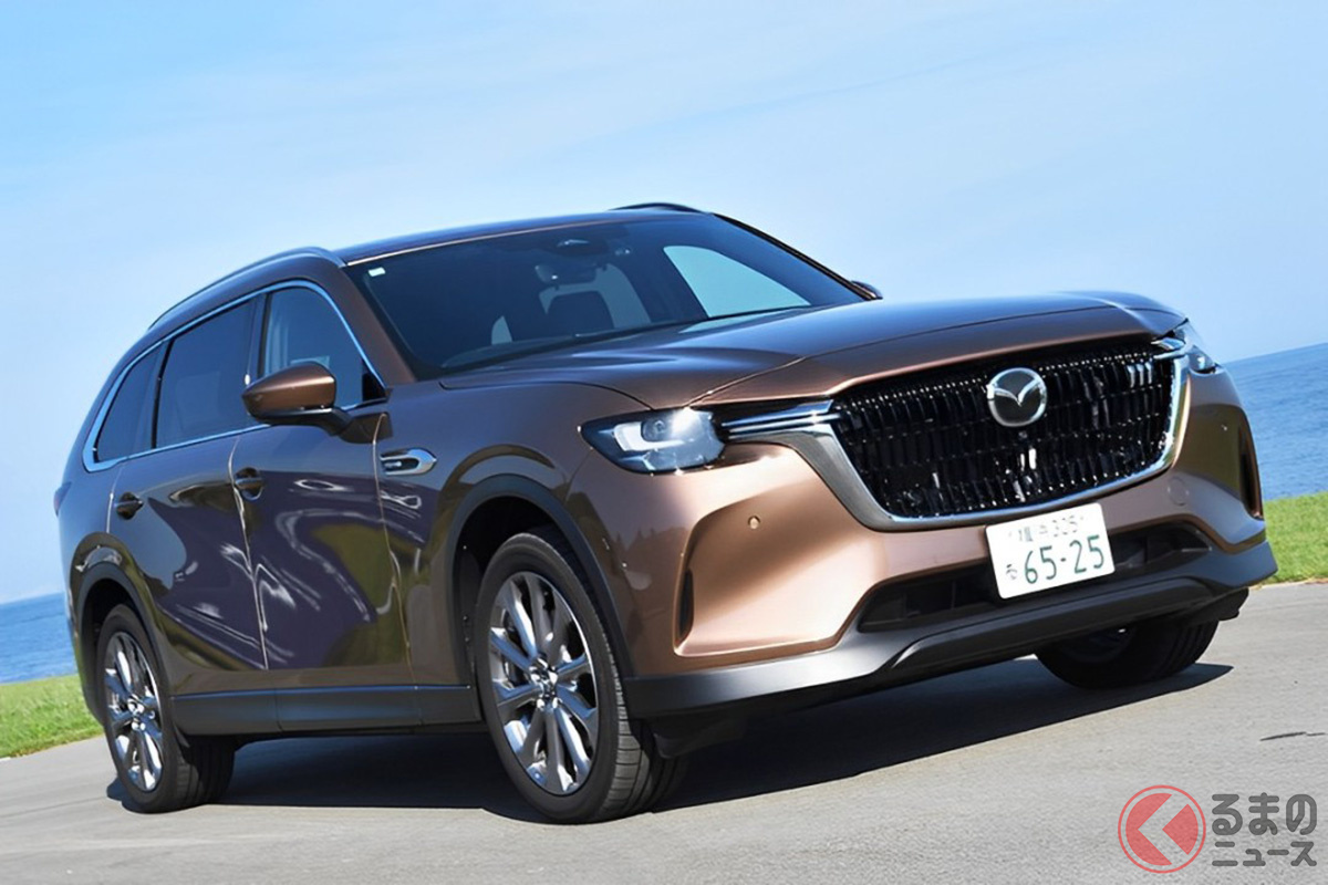 マツダ新型「CX-80」発表！ 全長5m級「3列シート」＆