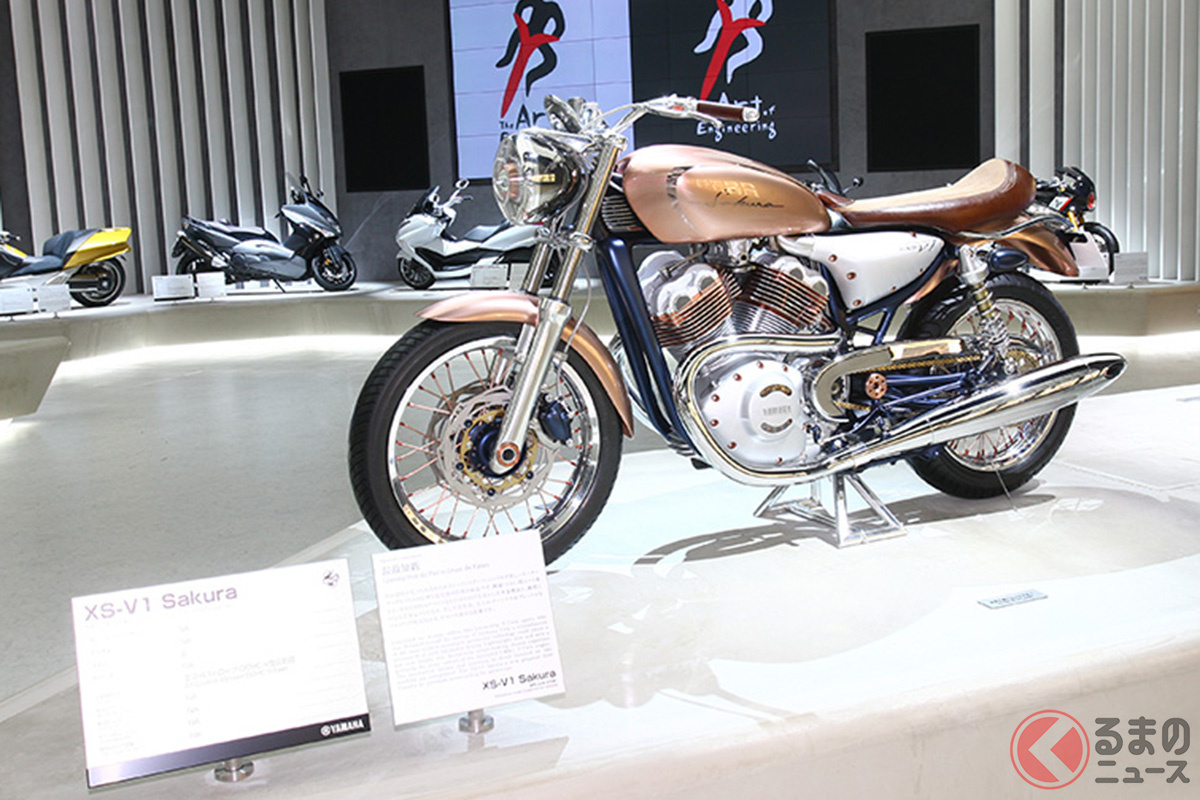 桜のような美しさ！ ヤマハ「ネオレトロスポーツ」が凄かった