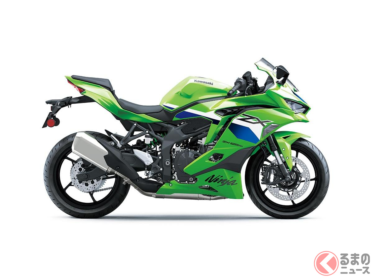 カワサキ新型「Ninja ZX-25RR」日本初導入！ めちゃ贅沢な