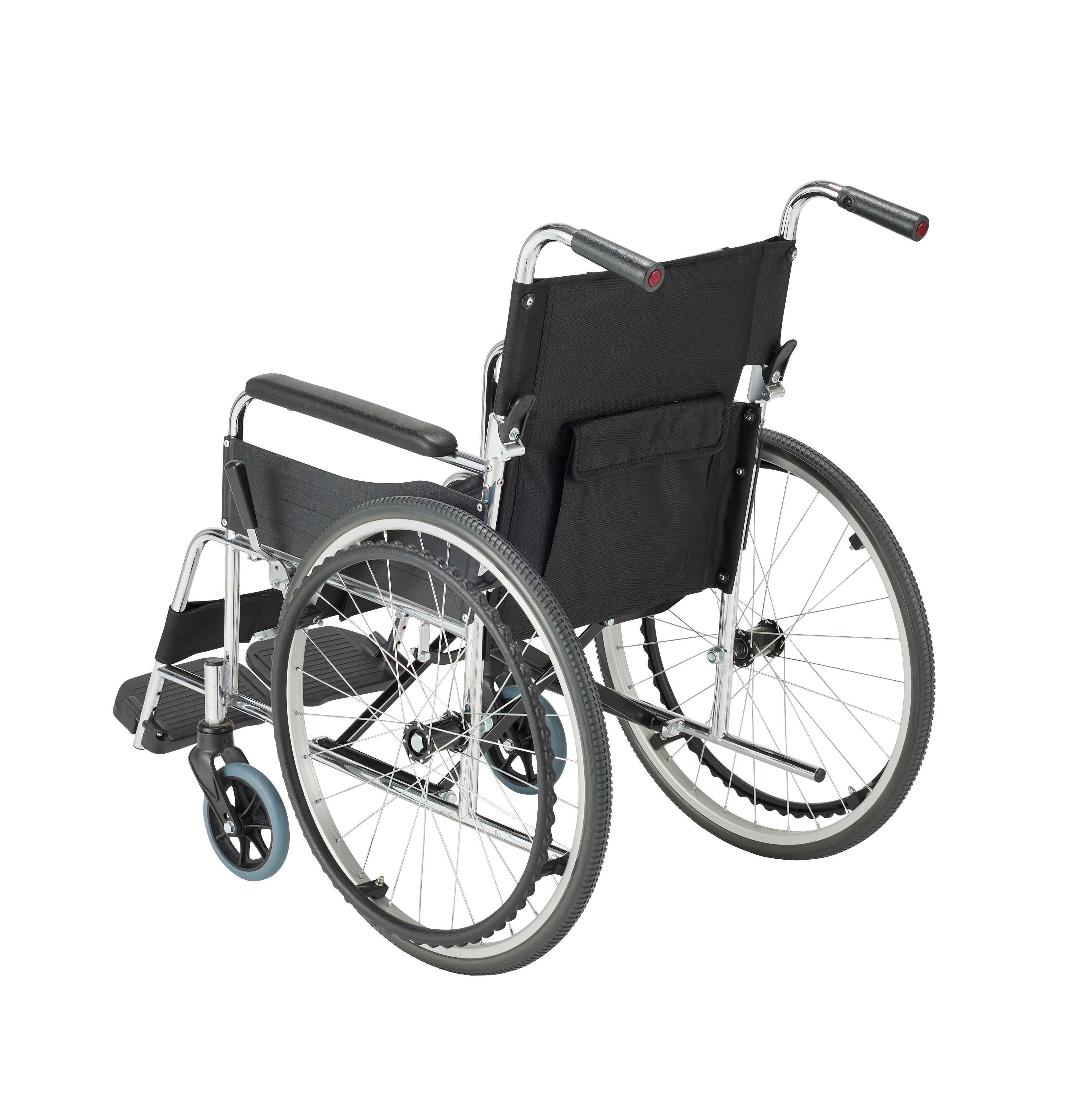 車いす 自走式車椅子 スチール製車いす(自走式・背折れタイプ) EX-11