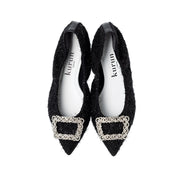 Inès -Fringe cloth bijou Black フリンジクロス ビジュー ブラック