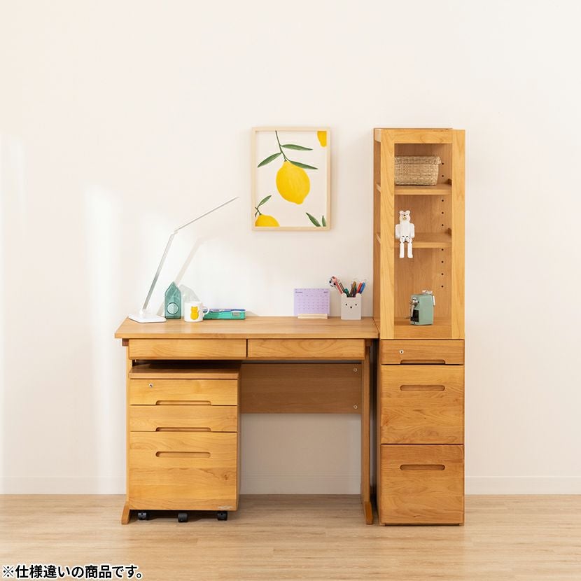 堀田木工所】 幅32.4cm サイン ラック上台 学習机 勉強机 アルダー材