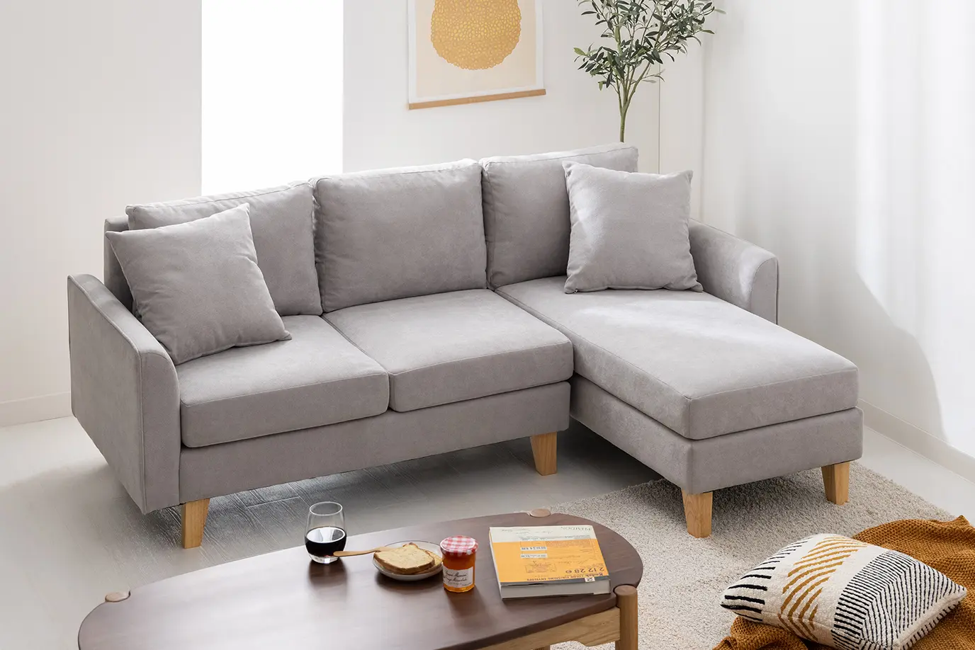 送料込み！カリモク家具 1Pソファ！北欧/和モダン/ビンテージ家具/カフェ