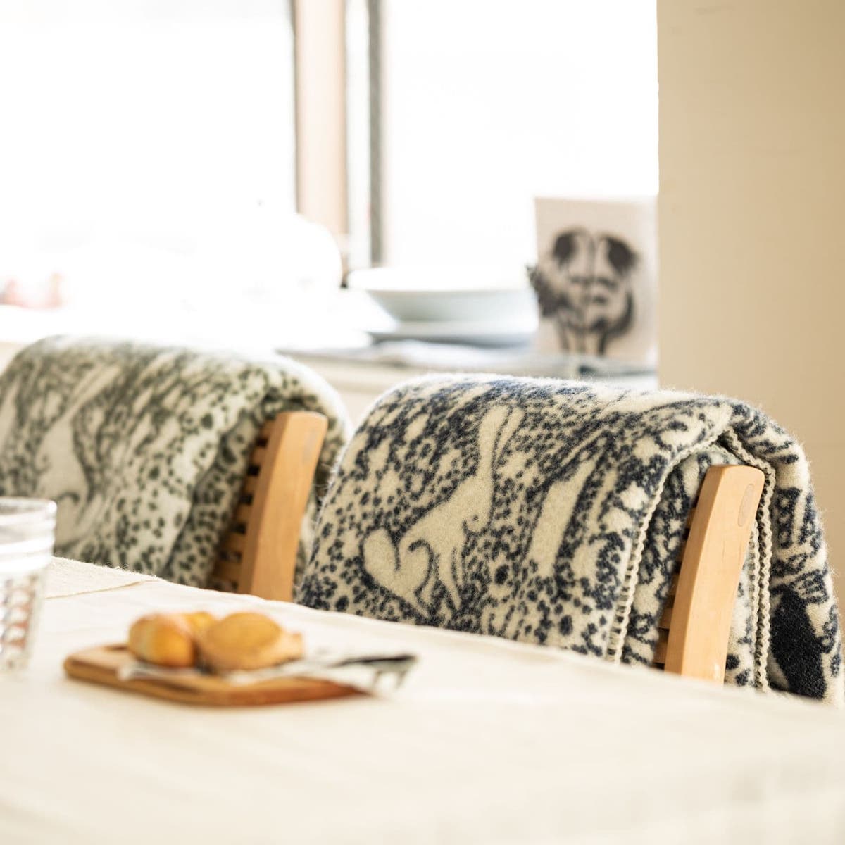 クリッパン×ミナ・ペルホネン 10周年記念 ウールシングルブランケット