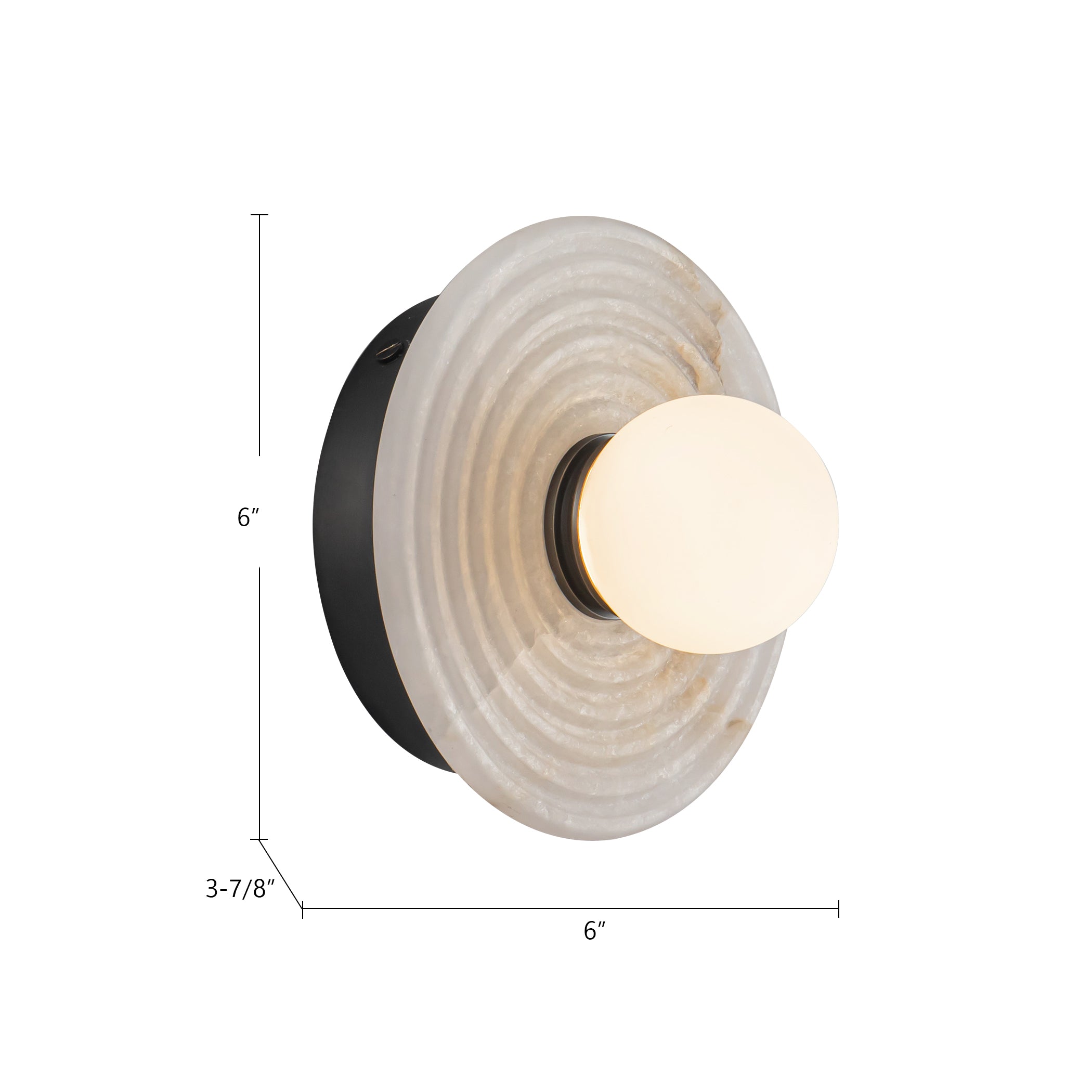 Dahlia 6-in Wall/Vanity Light – Kuzco Lighting