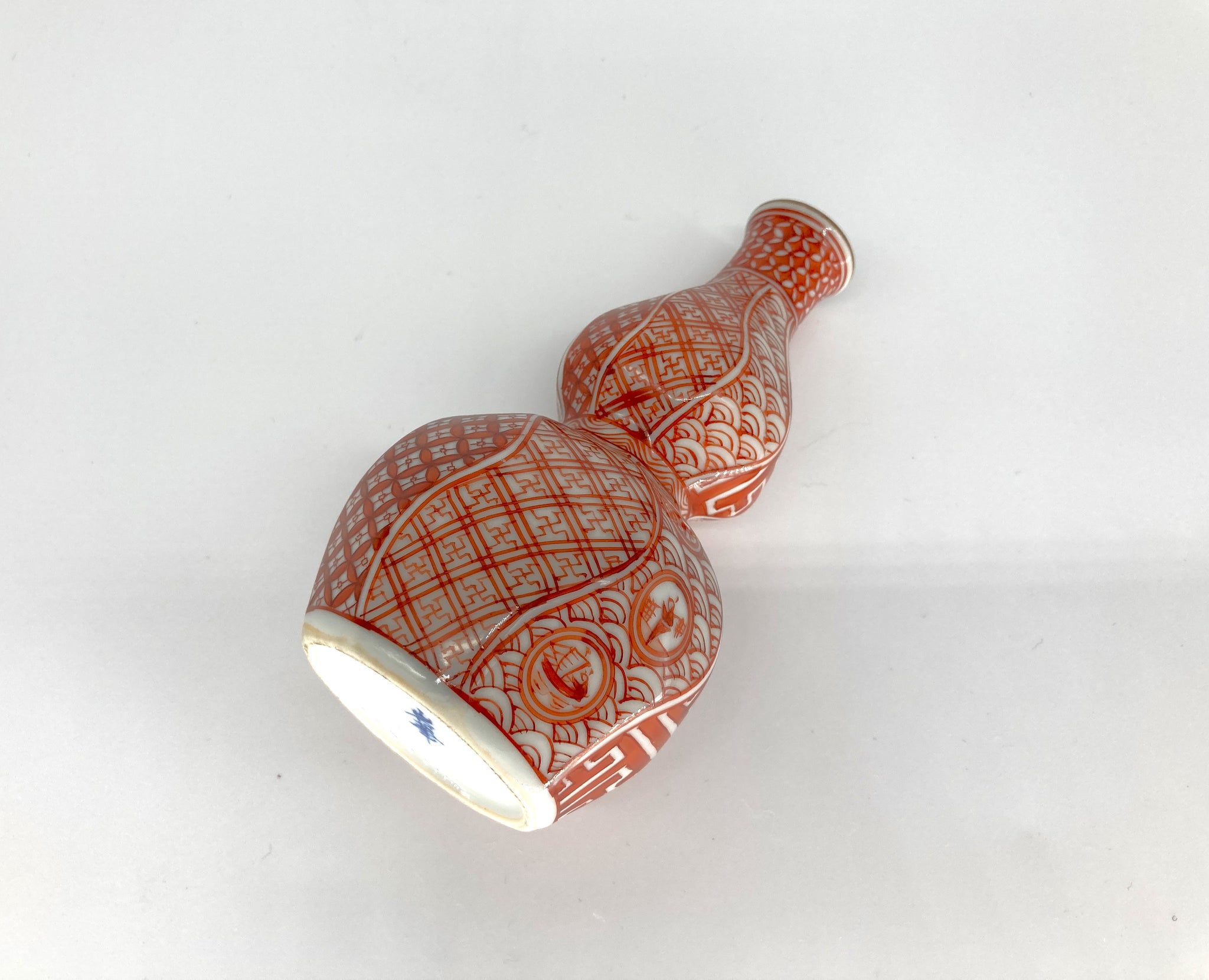 赤絵祥瑞徳利（京焼 岩華） – 京の逸品物語