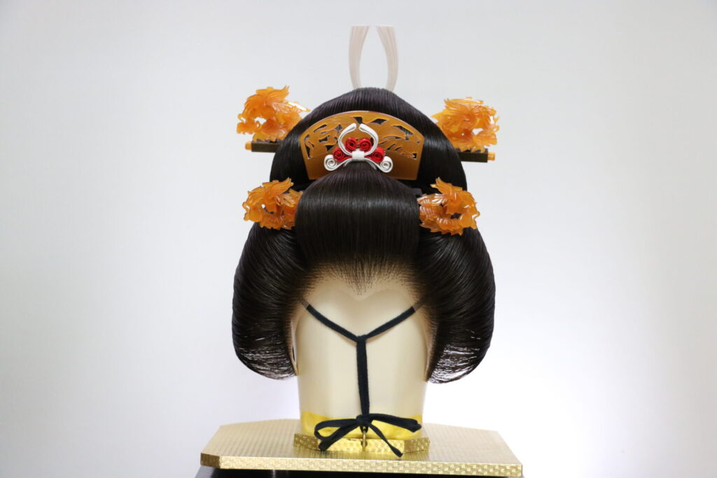 日本髪かつらつぶし島田芸者芸妓日本舞踊大衆演劇Mサイズ