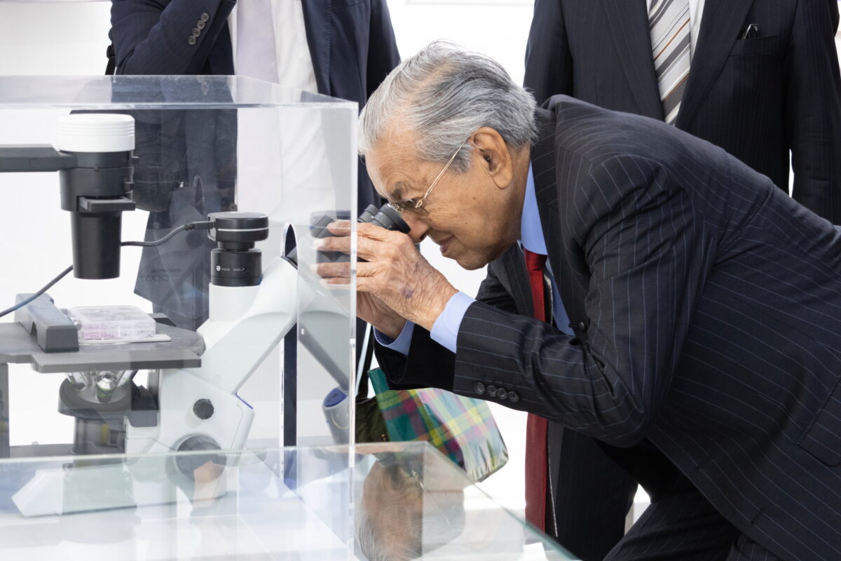 マハティール・モハマド氏（マレーシア元首相）が来所されました