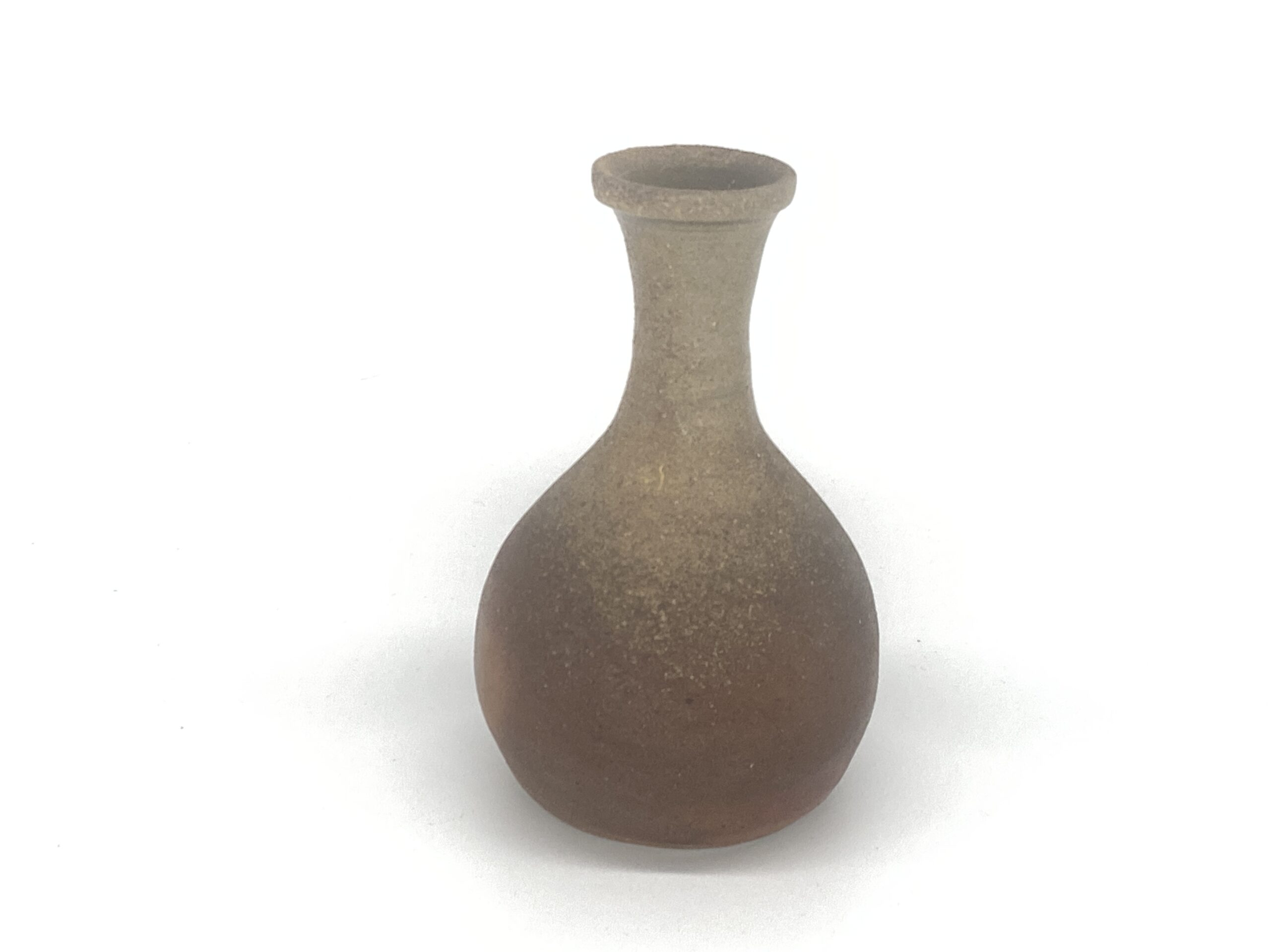 備前焼 鶴首花入 胡麻 紙箱入り | 興楽園