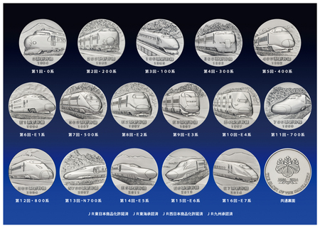栄光の新幹線〔純金・純銀製〕限定版美術メダル・コレクション 予約