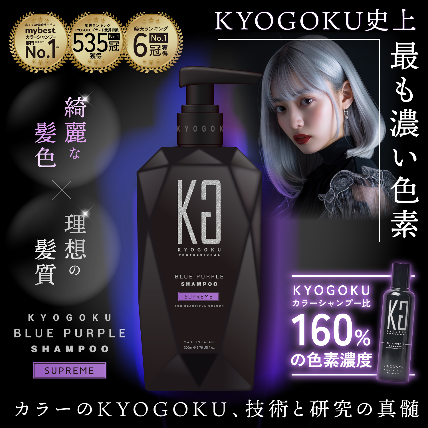 Kyogoku Professional / 定期便 KYOGOKU ブルーパープル シュプリーム