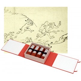 縮小絵巻物 〈国宝 鳥獣人物戯画〉 四巻セット | 高山寺公式ショップ