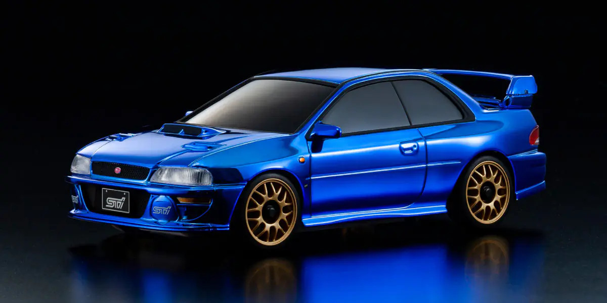 ASC MA020 SUBARU Impreza 22B-STi Version Chrome Blue Kyosho 60th