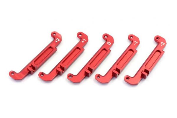 MBW027RB Setting Steering Plate Set (Red) - KYOSHO RC