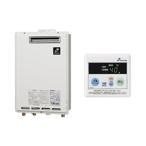 GS-2002W-1 パーパス 給湯専用 従来品 給湯専用 20号 壁掛型 PS標準